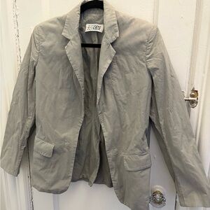Vintage MM6 Maison Martin Margiela Light Gray Open Blazer